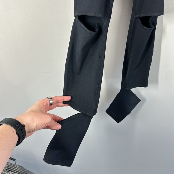 NWT Ivy Park Black Slash Leggings Size XS - Picture 8 of 14